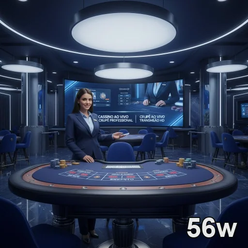 Ilustração de Aproveite a experiência do cassino online com a 56w