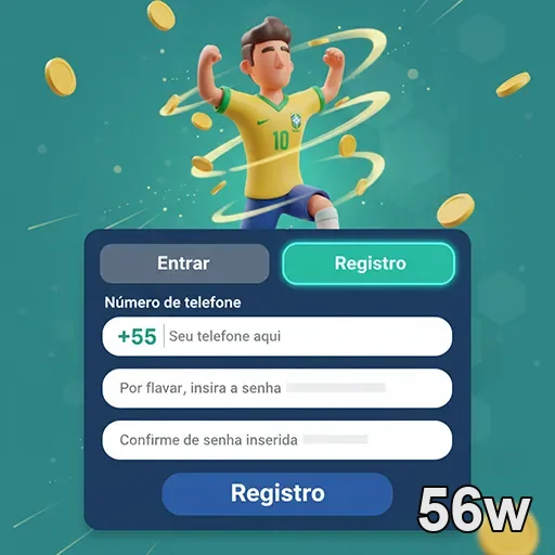 Ilustração de Acesse o cassino online 56w com segurança e rapidez