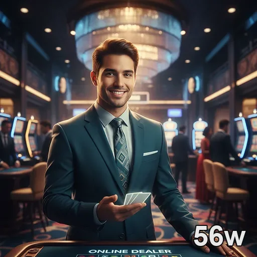 Ilustração de Aproveite ofertas VIP exclusivas no 56w para cassino online